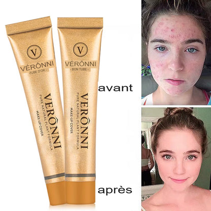 VERONNI Concealer Liquide 30g - Maquillage Parfait, Waterproof et Haute Couverture pour Tatouages