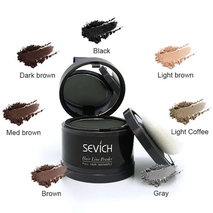 Sevich Hairline Powder 4g - Root Shadow Powder, Natural Hair Concealer, Unisex, Hair Loss Solution 