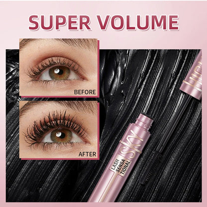 Natural Curling Mascara - Fast Drying, Smudge-Proof, Eyelash Cream, Ideal for Parties