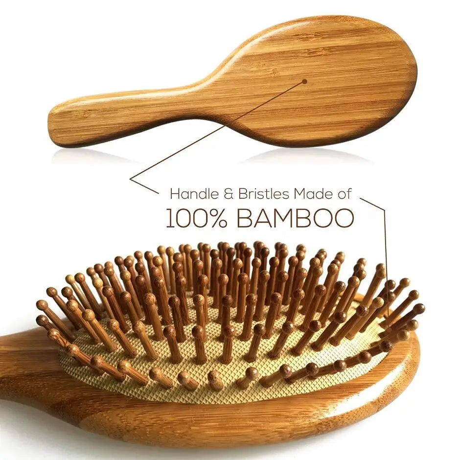 Brosse en bois premium en bambou