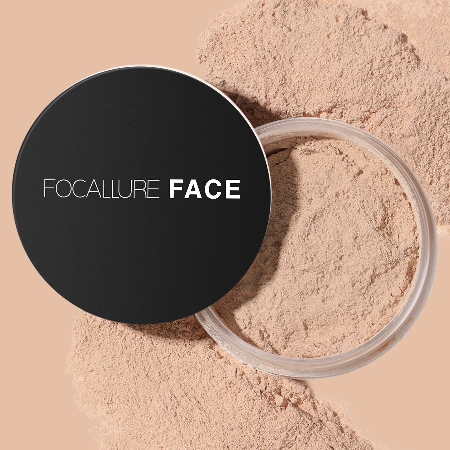 Focallure Invisible Finish Loose Setting Powder - Translucent, Natural, Oil Control, Soft Matte Finish