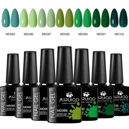 Set de Vernis Gel UV 7 pièces – Manucure DIY, Longue Tenue et Design Créatif