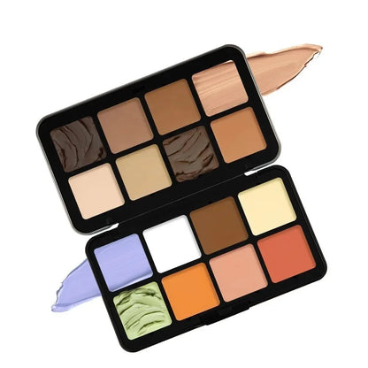 Palette de Blush 12 Couleurs - Blush Crème, Contour, Correcteur et Highlighter