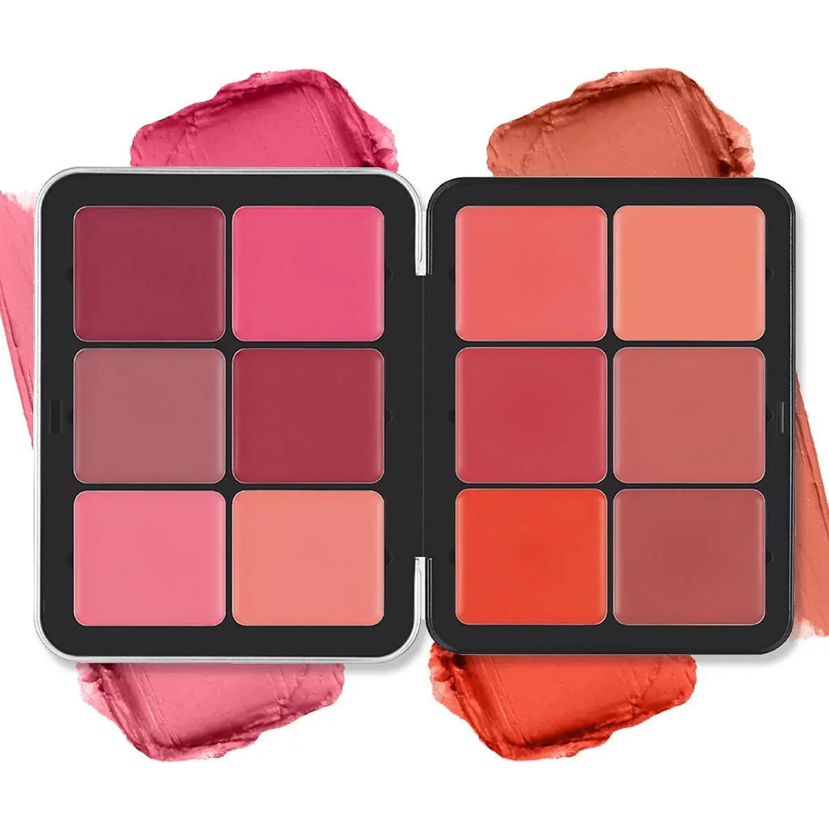 Palette de Blush 12 Couleurs - Blush Crème, Contour, Correcteur et Highlighter